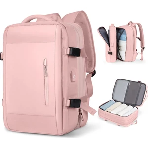 Çok Fonksiyonlu Unisex Büyük Seyahat Sırt Çantası - Pembe (Yurt Dışından)