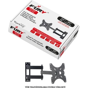 Hareketli LCD LED Televizyon Duvar Asma Aparatı 22- 49"ınch ( 56 -124 Ekran Arası)