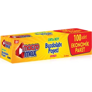 Buzdolabı Poşeti Orta Boy 100 Adet Ekonomik Paket
