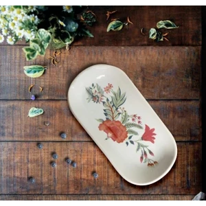 Noyan 16 cm Kayık Tabak Beyaz 004