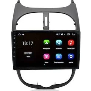Sound City Pejo 206 2000-06 Multimedya 2gb Ram 32 GB Hafıza CarPlay/androidauto kamera hediyeli