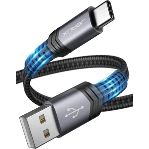 Premium UZUN CC0008 60 Watt QC 3 Amper 2 Metre Type-C Süper Hızlı Şarj ve Data Aktarım Kablosu / iPhone 15 - 16 serisi uyumlu