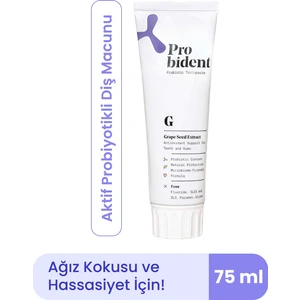 Aktif Probiyotik Diş Macunu Üzüm Çekirdeği Özüt Ilaveli Diş Ve Diş Etleri Için Antioksidan
