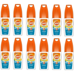 Toptancı Amca Off Aqua Sinek Kovar Losyon 100 ml Sprey 12'li Set