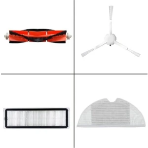 Lin Grup Mi Robot Vacuum Mop 1c 2c Mop Pro 2 + Uyumlu Hepa Filtre Fırça Seti
