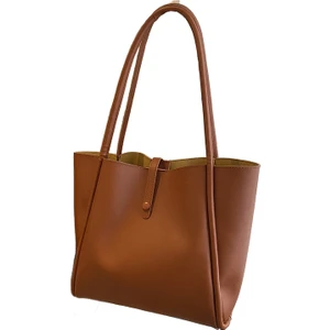 Bag Freedom Kadın Basit Tote Omuz Çantası (Yurt Dışından)