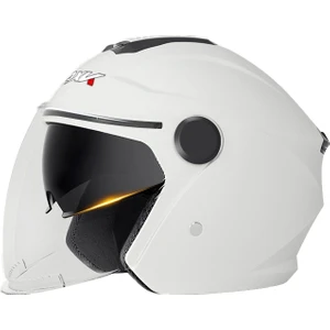 Axk Elektrikli Bisiklet Kaskı Erkek Ve Kadın Dört Mevsim Motosiklet Yarım Kask (Yurt Dışından)
