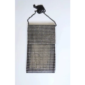 Candles Flame Zincirli Taş Görünümlü Telefon Çantası Telefon Kılıfı Çapraz Çanta