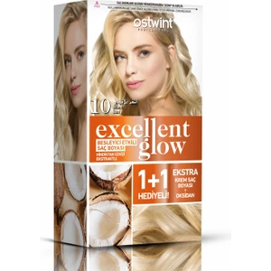Excellent Glow 1+1 Li Saç Boyası Seti No.10 Sarı