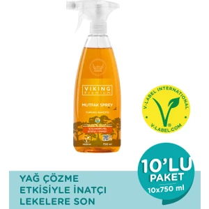 Mutfak Sprey Turunç Bahçesi 10 Adet 750 ml