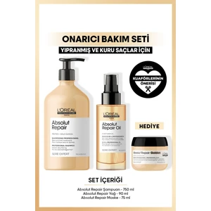 L'Oréal Professionnel Serie Expert Absolut Repair Yıpranmış ve Kuru Saçlar Için Onarıcı Saç Bakım Seti