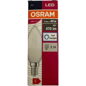 4.9W 40W E14 Duy 6500K Beyaz 10 Adet