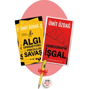 Algı Operasyonu ve Psikolojik Savaş + Demografik Işgal (Ümit Özdağ) 2 Kitap Set + Alfa Moda Kalem