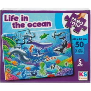 KS Games Life In The Ocean Jumbo Puzzle 50 Prç