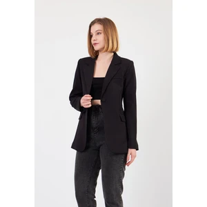 Siyah Tek Düğme Ceket