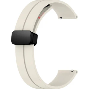 Huawei Watch Gt 2 46 mm Silikon Kordon Magnetik D Tokalı Spor Kayış Mıknatıslı Toka