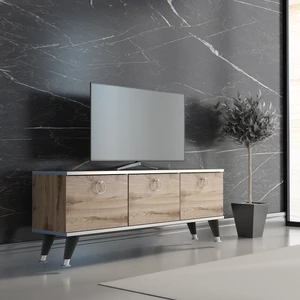 Newline Mobilya Sandra Tv Ünitesi Çırağan- Gümüş 130 cm