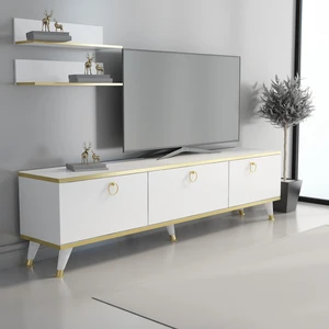 Newline Mobilya Life Tv Ünitesi 210 cm Z3002 Byz Gold