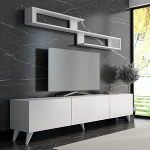 Newline Mobilya X4032 Beyaz  Tv Ünitesi 210 cm