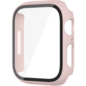 Apple Watch Seri Se-6-5-4 44MM Uyumlu Ekran ve Kasa Koruyucu Kum Pembesi