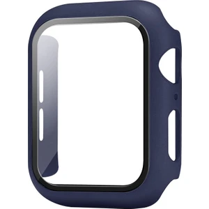 Apple Watch Seri Se-6-5-4 40MM Uyumlu Ekran ve Kasa Koruyucu Lacivert