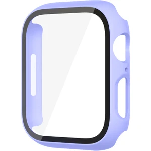 Apple Watch Seri 3-2 38MM Uyumlu Ekran ve Kasa Koruyucu Lila