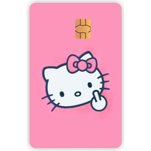 Quart Aksesuar Hello Kitty Kart Kaplama Sticker Kart Etiketi 08