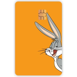 Quart Aksesuar Bugs Bunny Kart Kaplama Sticker Kart Etiketi