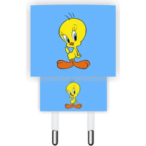 Quart Aksesuar Iphone 20W Şarj Aleti Kaplaması Tweety Şarj Aleti Sticker