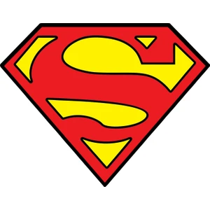 Quart Aksesuar 8x6 cm Superman Sticker Araba Laptop Oto Motor Sticker