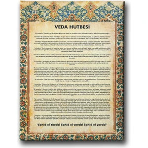 Veda Hutbesi Tablo