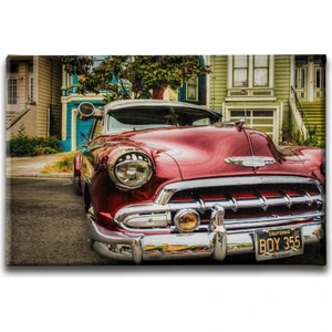 Klasik Araba Canvas Tablo