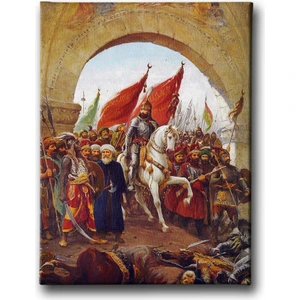 Fatih Sultan Mehmet Kanvas Tablo