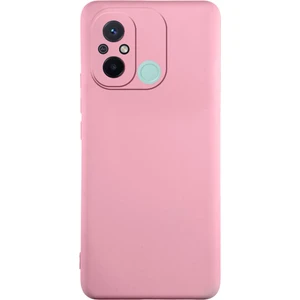 Xiaomi Redmi 12C Kapak Içi Kadife Kamera Korumalı Lansman Silikon Kılıf - Pembe