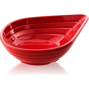Kırılmaz Damla Çerezlik 6 Adet 16 x 12 cm Kırmızı TR260R