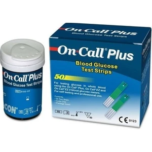 On Call Plus Şeker Değeri Test Stripi 50'li