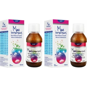 Max Immun Beta Glukan Propolis Mürver Multivitamin Şurup 150 ml 2 Adet