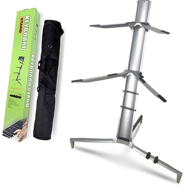 Lastvoice KS-20GR Black Profesyonel Ultimate Org Standı Sehpası Çift Katlı