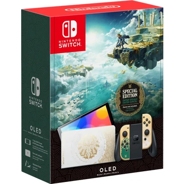 Nintendo Switch OLED Model Konsol Zelda Tears Of The Kingdom Limited