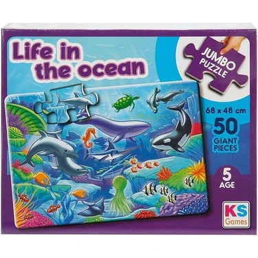 KS Games Life In The Ocean Jumbo Puzzle 50