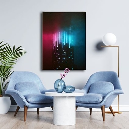 Renk Geçişi Canvas Tablo modelleri