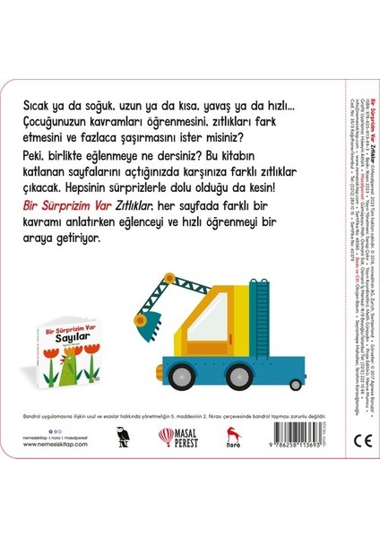 Bir Sürprizim Var  Zıtlıklar - Hareketli Kitap