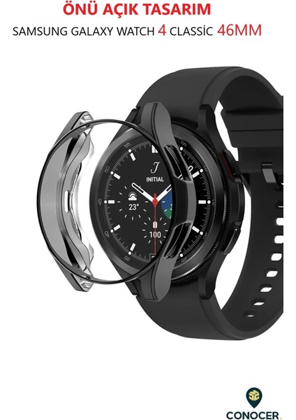 Samsung Galaxy Watch 4 Classic 46MM Yumuşak Önü Açık Kasa Koruyucu