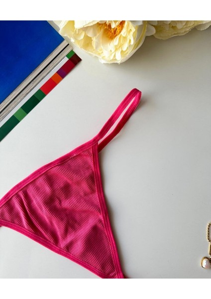 Lenora Kadın Fitilli Pamuklu Günlük Kullanım String modelleri