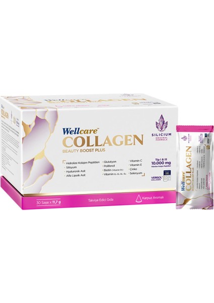 Collagen Beauty Plus Karpuz Aromalı 30 Saşe