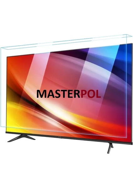 40" 40 Inç 102 Ekran 4K Uyumlu Şeffaf Ultra Dayanıklı Tv Ekran Koruyucu