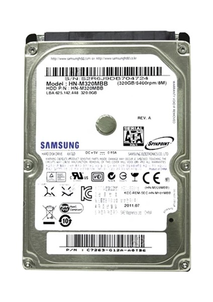 HN-M320MBB 320 GB 5400 Rpm 2,5"