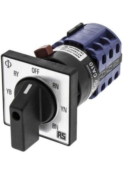 CA10 A007 Voltmetre Komütatörü 7 Pozlu Kraus & Naimer