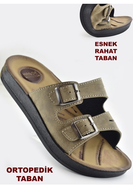 0530 Ortopedik Taban Günlük Kadın Terlik Sandalet Esnek Taban
