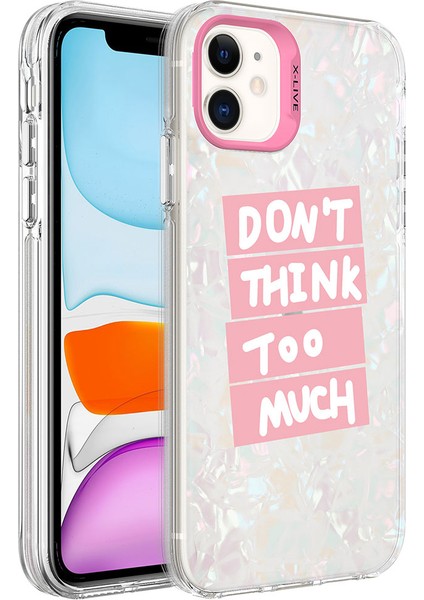 - Apple iPhone 12 - Kılıf Mermer Desenli Marbello Kapak - Pembe